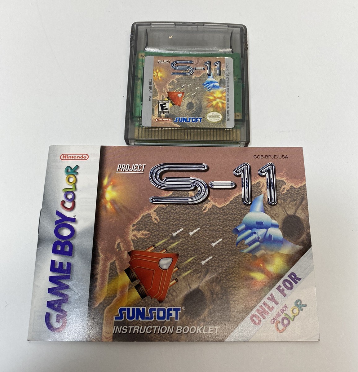 Project S-11 with manual! by Sunsoft Authentic Nintendo Game