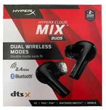 HyperX Cloud Mix Buds True Wireless Earbuds Bluetooth Compatible DTS 4P5D9AA