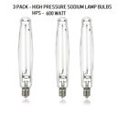 600w Watt High Pressure Sodium Hps Grow Light Bulb Lamp 3-Pack