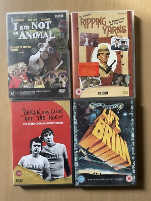 Restposten Sammlung 4 Comedy DVD Monty Python Rippgarne Derek Clive Coogan