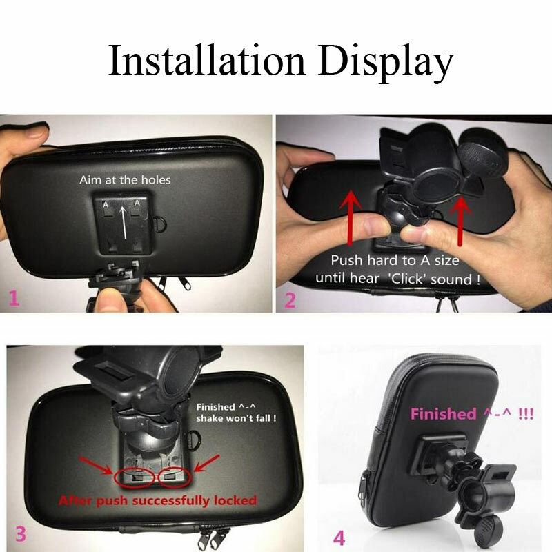 360° Waterproof Phone Case Mount For Bikes & Motorcycles | Universal Fit, Adjustable, Shockproof
