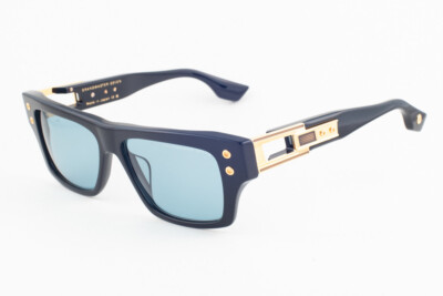 DITA GRANDMASTER SEVEN DTS 407 Black Gold / Turquoise Sunglasses DTS407 A 01