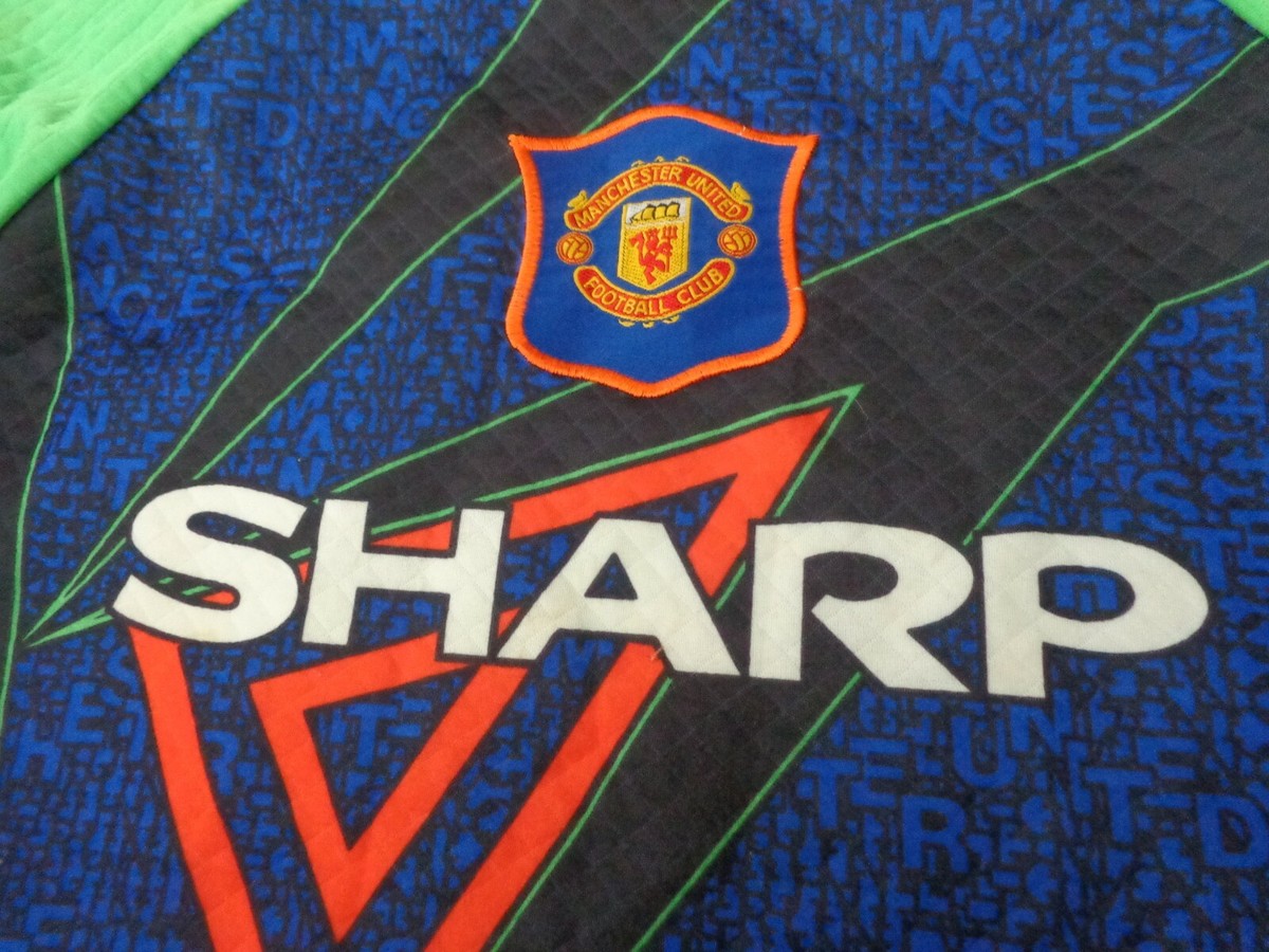 Short Umbro Gardien Manchester United 1994-96 – Homme Vert, Vintage Occasion
