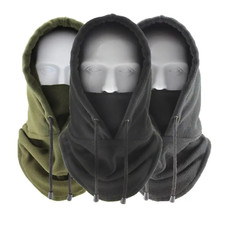 Winter Thermal Fleece Balaclava Scarf Ski Face Mask Neck Warmer Snood Hood Hat