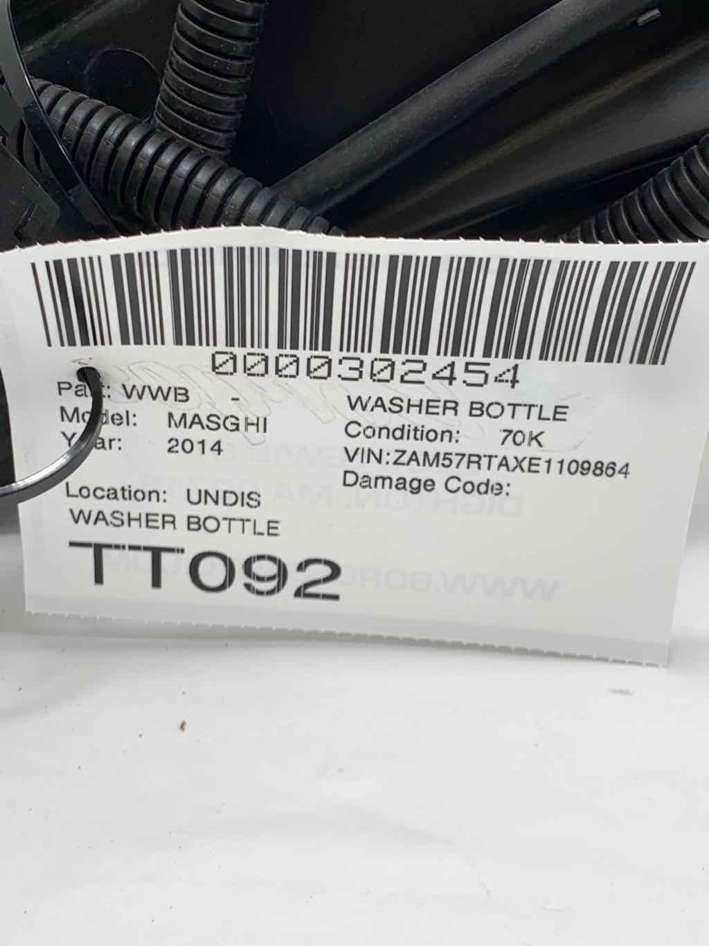 14 MASERATI GHIBLI Washer Bottle