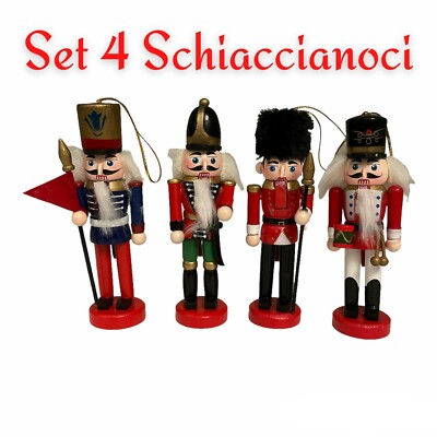 Soldat Soldat Nussknacker Deko klassisch Weihnachten aus Holz 12 cm Deko