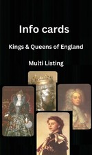 Kings & Queens of England Info card - Select Single card - S99