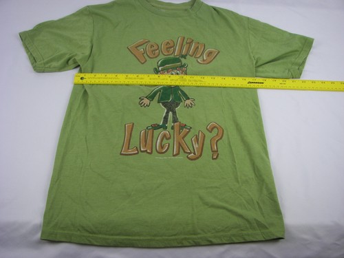 Savvy Novelty Cereal Lucky Charms Feeling Lucky T-Shirt Medium #C135 - Picture 3 of 5