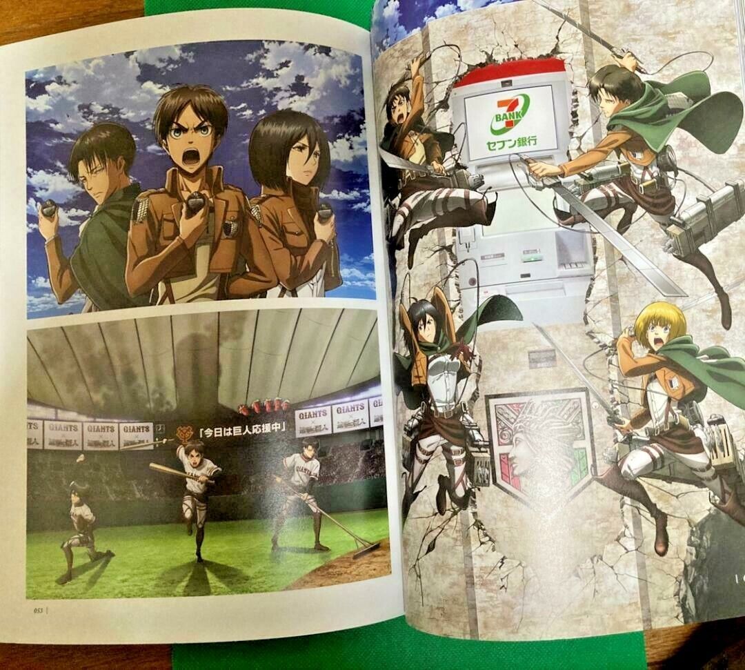 Attack on Titan Anime Illustrations Art Book Shingeki no Kyojin Japan