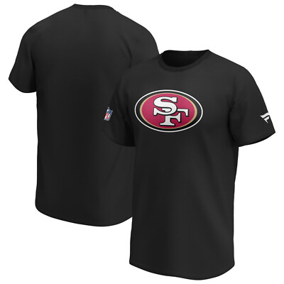 NFL T-Shirt San Francisco 49ers Mid Essential Crest Logo Football Shirt schwarz