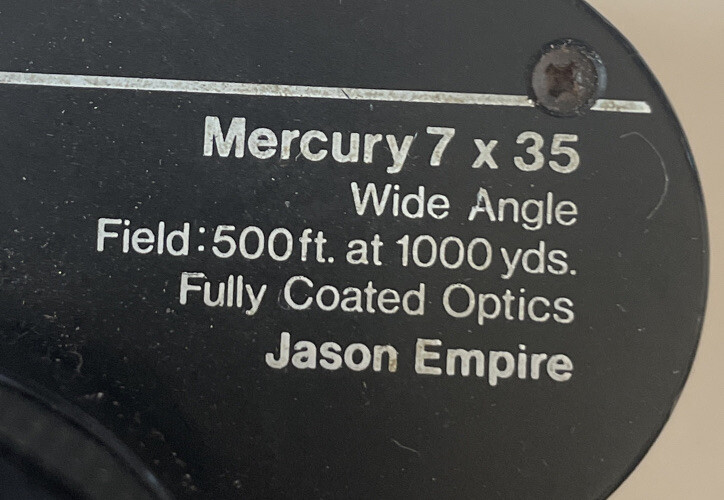 Jason Binoculars 7x35 Model 1116F Wide Angle Fast Focus | eBay