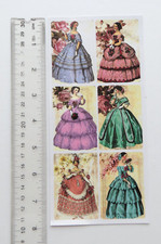 Violette Collection - ELIZABETH, VICTORIAN LADY - 1 Sheet RETIRED Stickers Y234