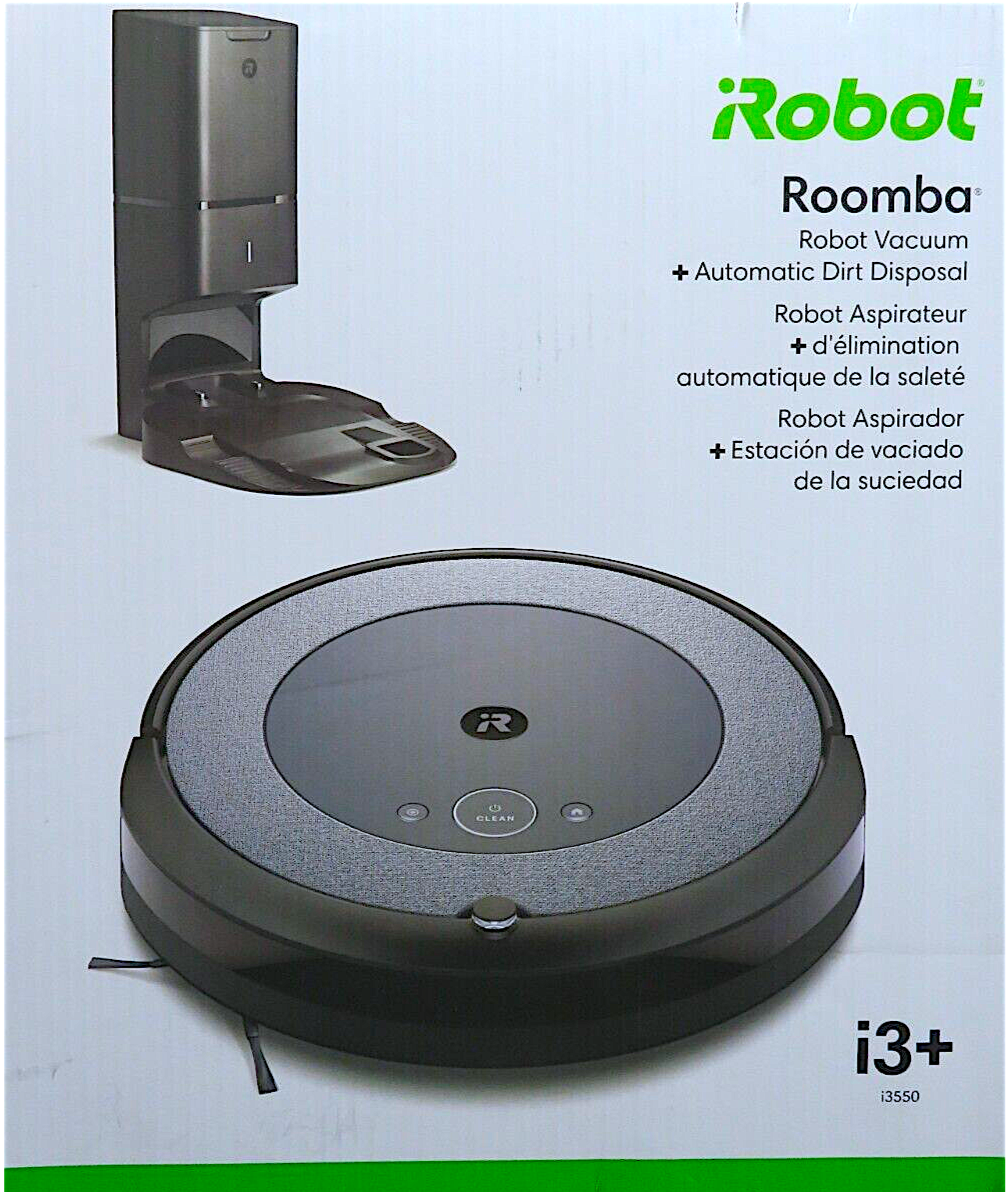 iRobot Roomba i3+ EVO (3550) Self-Emptying Robot Vacuum 