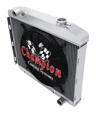 Ar Champion 3 Row Radiator W 16 Fan For 1957 Chevrolet 210 Series L6 Engine