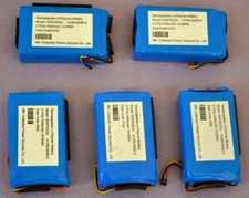 Lot of 5 Watchguard Vista Replacement 3.7V 4050mAh 14.99Wh Li-Polymer Batteries