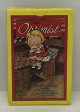 Vintage Campbell's Soup Optimist Playing Bridge Cards Grocery Complete - Unused