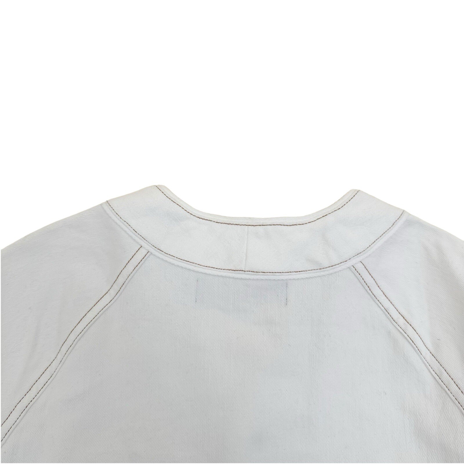 Louis Vuitton Embossed Monogram White Baseball Shirt L RRP £1000 image 6