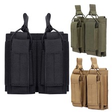 Tactical Mag Pouch Men Hunting Magazine Pouch MOLLE Double Open-Top Mag Pouches
