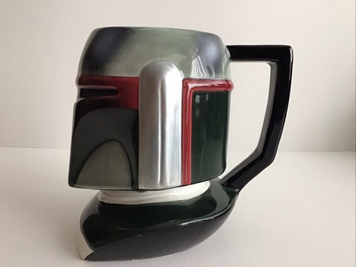 VINTAGE STARWARS CLASSIC COLLECTORS SERIES FIGURAL MUGS BOBA FETT, LEIA,HAN SOLO - Picture 3 of 24