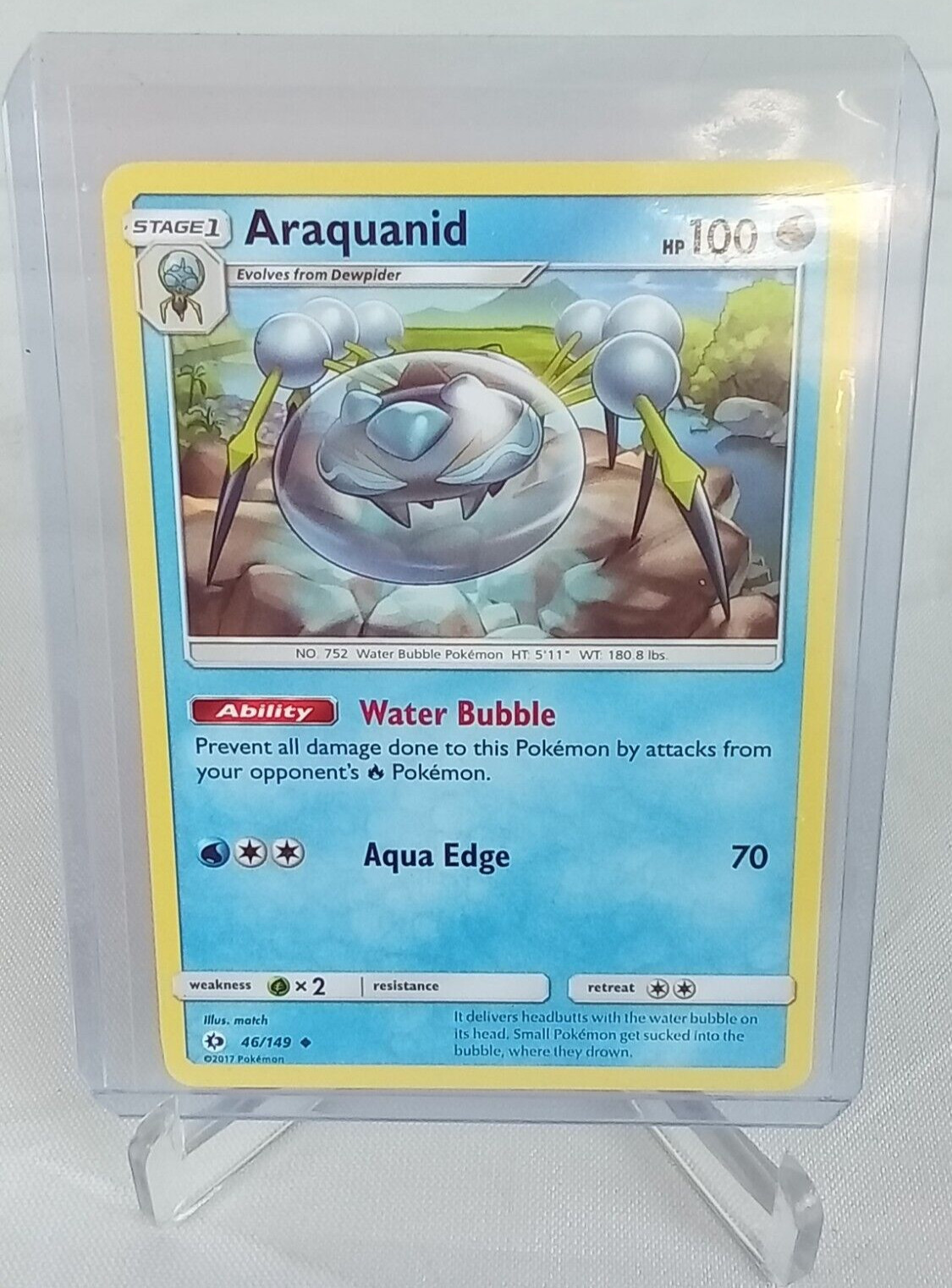 Araquanid 46/149 Sun & Moon Pokémon Card 2017