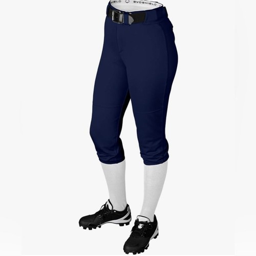 NWT EvoShield Girls' Mid Rise Navy Fastpitch Pants Softball Uniform Youth Medium