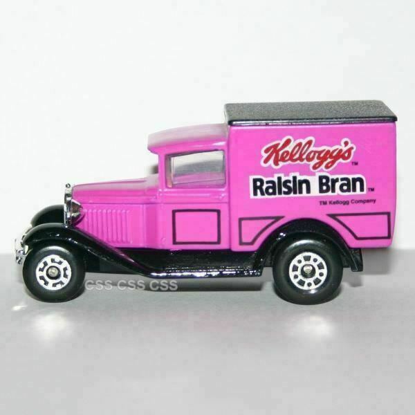 Matchbox Kellogg's Raisin Bran Cereal Model A Ford Truck Toy Old Style Purple eBay