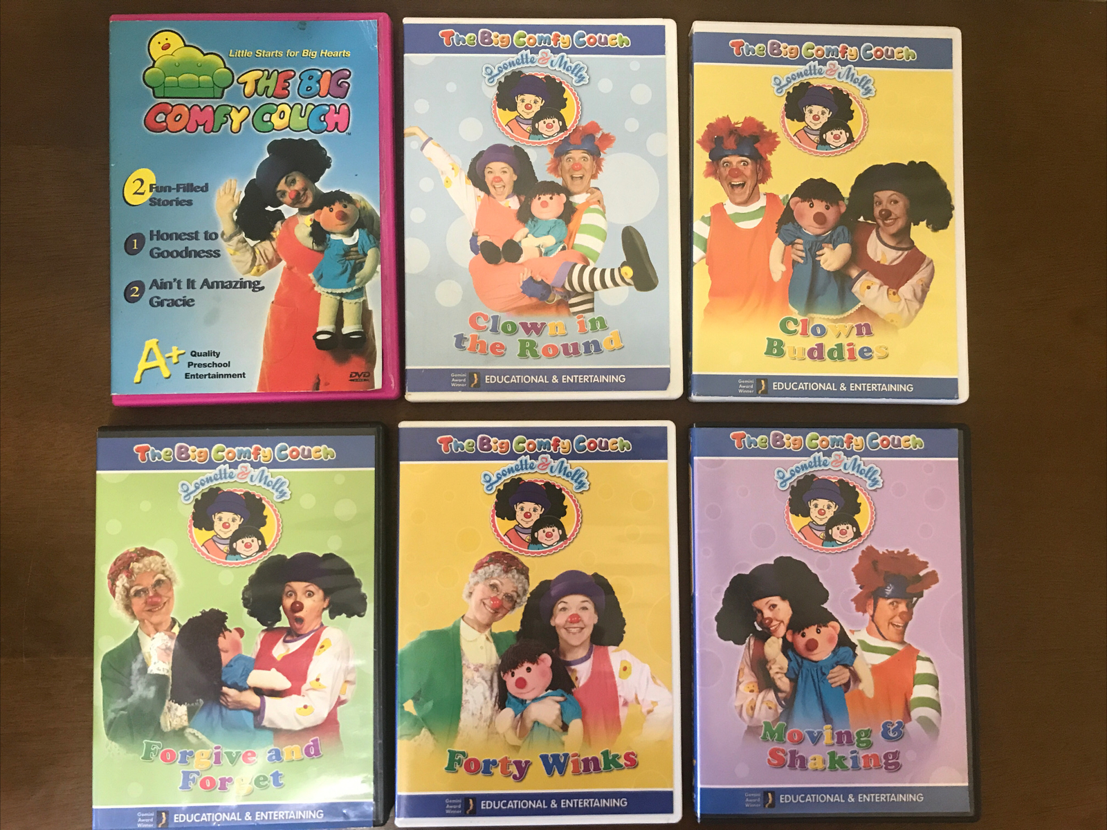 The Big Comfy Couch & Molly Educational & Entertaining DVDs