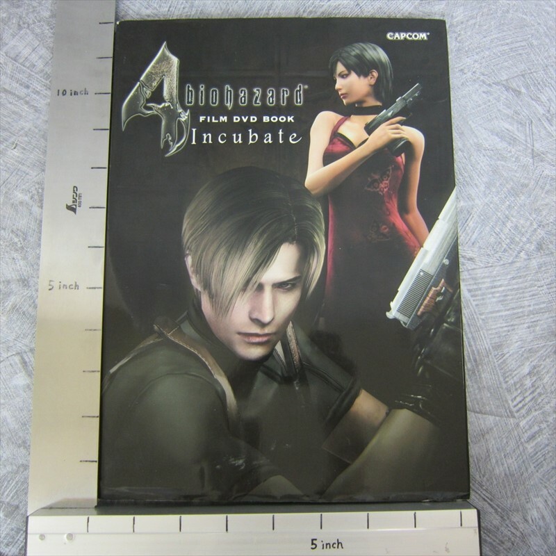 BIOHAZARD 4 Film DVD Book INCUBATE w/DVD CAPCOM Art PS2 Book 2006