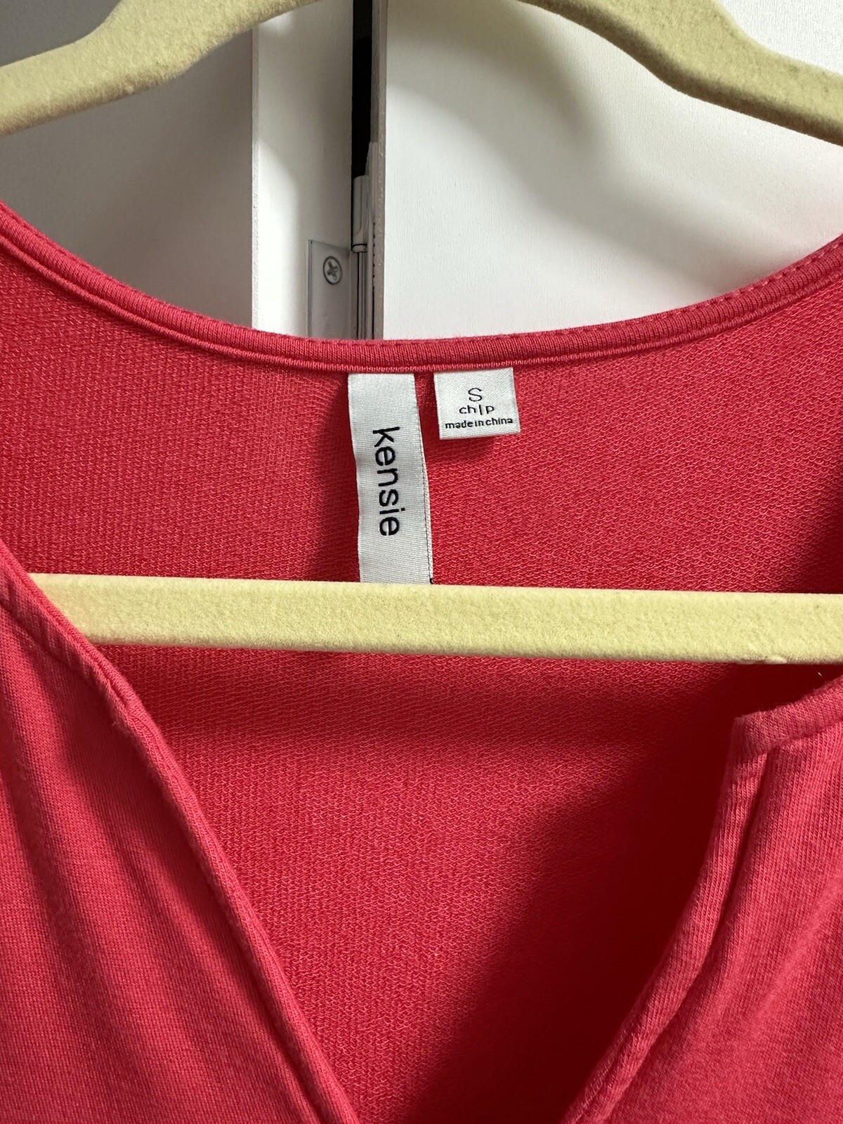 Kensie Split Neck Knit Drawstring Sleeve Dress Ca… - image 2