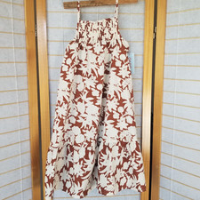 New Little Girls Brown and Cream Sun Dress Size XS 4/5 Cat  Jack NWT