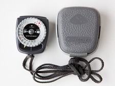 Tested Gossen Pilot Light Meter w/ Box  Strap, Made in West Germany