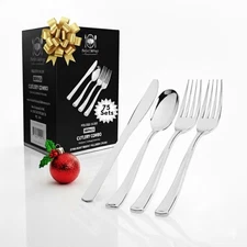 Perfect Settings 300 Pcs Silver Plastic Cutlery Set Strong Heavy Duty Disposa...