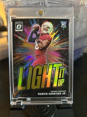 2024 Panini Donruss Optic Marvin Harrison Jr. Light It Up RC Prizm #2/10