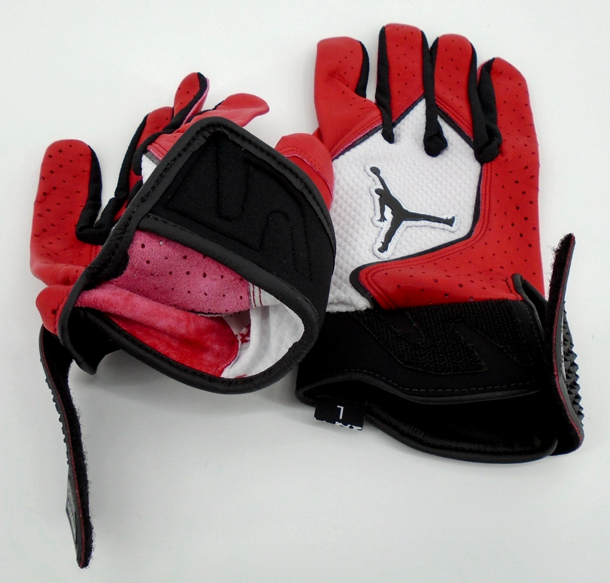 Nike Jordan Fly Elite Batting Gloves Men's Large Varsity Red/White