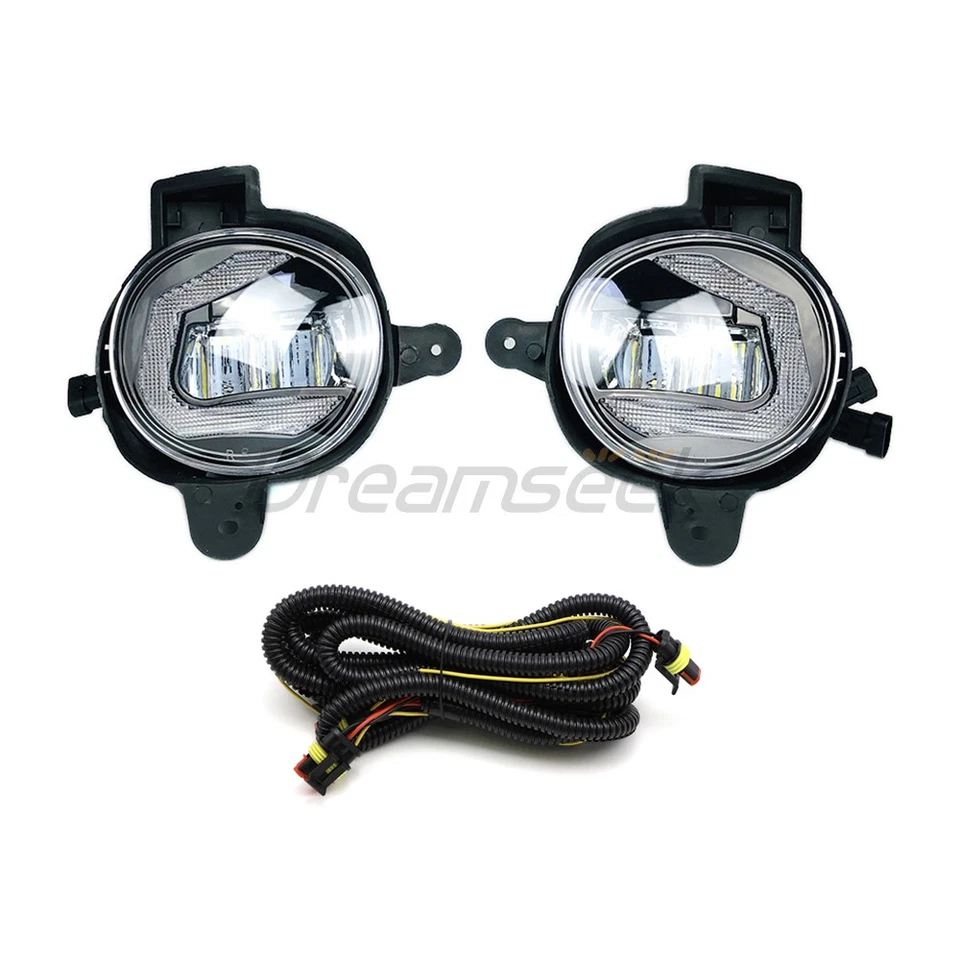 Faro antiniebla delantero LED para Toyota Hilux Vigo 2011 2012 2013 2014 con giro dinámico Foto 2 de 4