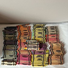 Crayola Lot Assorted Color Crayons Bulk Lot 1.7 Lbs Both Binney  Smith  Reg