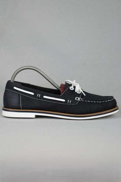 Women Rieker Loafers Navy Leather 38