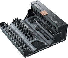 Small Electric Screwdriver Set, JAKEMY Smart 3 Torque Cordless Screwdriver Kit