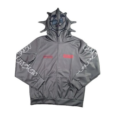 Glo Gang Harajuku Japanese Hoodie Zip Over Face Lazy Halloween