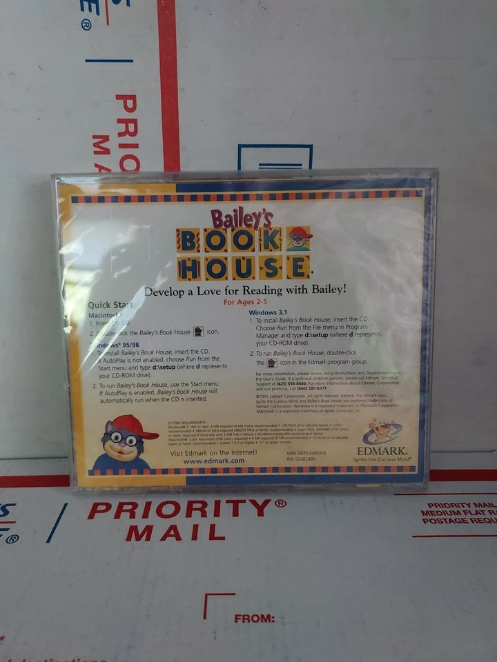 New Sealed Rare Edmark Bailey's Book House Scholastic Club - #11 - Image 2 of 3