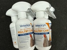 2 Bottles Of Vetericyn Plus Antimicrobial Poultry Care, 8oz Spray - FREE SHIP