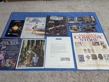 RARE George Lucas Autographed Lucasfilm Club letter with Poster and More