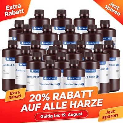 5/10KG ANYCUBIC Standard UV Resin V2 405nm für LCD SLA DLP 3D Drucker M3 M5 MAX