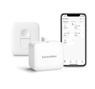 Smart Switch Pusher with Remote - No Wiring, Control with APP, Timer and Remote 