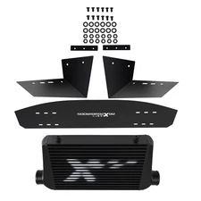 Universal Bar Plate Intercooler 450x300x76mm Core With Air Guides M8 Threads