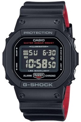 NEW CASIO G-SHOCK Square Blackout Red JDM Watch DW-5600UHR-1JF JAPAN