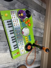 VTech KidiJamz DJ Music Studio Piano Keyboard Green Read Description