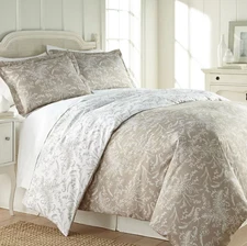 Southshore Fine Linens Warm Brush Reversible Down Alt Comforter Set King/CalKing