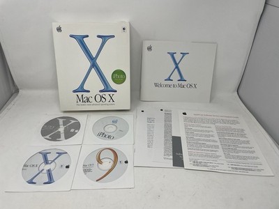 Apple Mac OS X 10.1.3 Original Retail Box Boxed W/ OS X, OS 9, iPhoto, Dev Tools