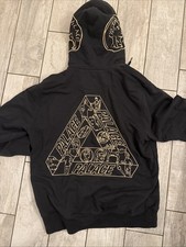 Palace TRI-archaeology Black Hoodie SS21 Size Medium